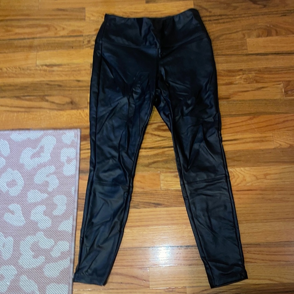 Pleather A New Day Leggings. Barely worn! Very warm and great for winter!